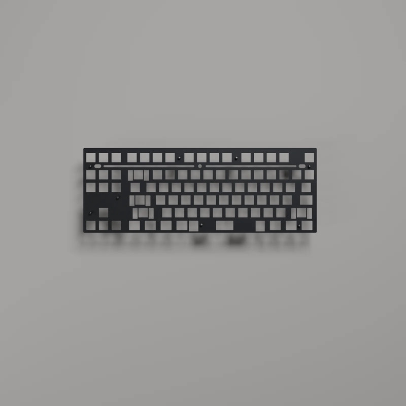 Eighty (2020) Hotswap Plate - Plate:Black Aluminum